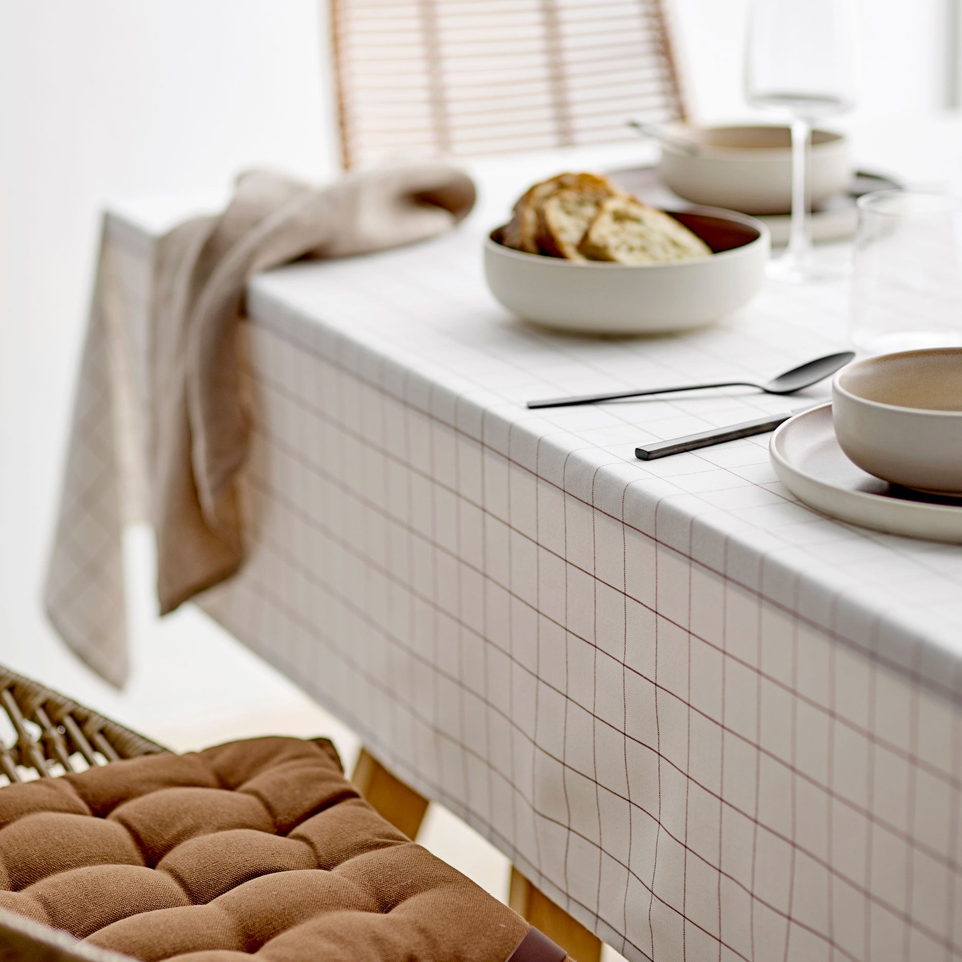 Vista dug 140x270 cm offwhite